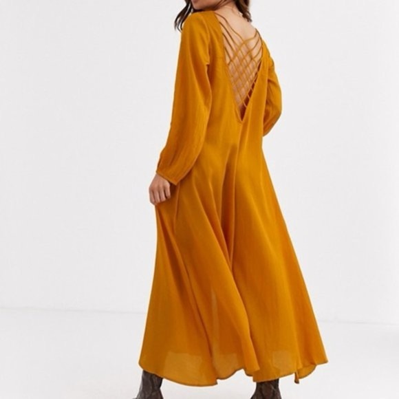 NWT Free People Later Days Midi Dress (7) - Picture 10 of 15